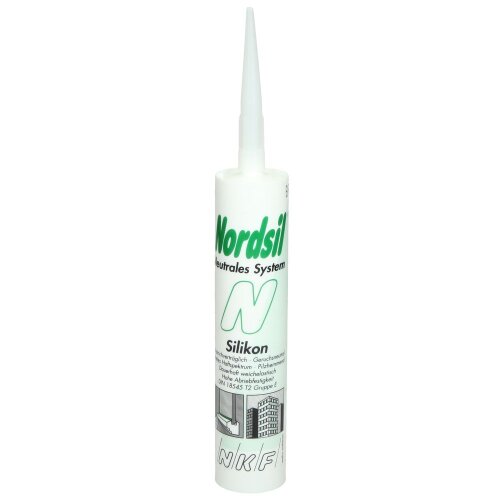Nordsil N neutral silicone brilliant white 310-ml cartridge