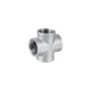Stainless steel screw fitting crosspiece 1&quot; IT/IT/IT