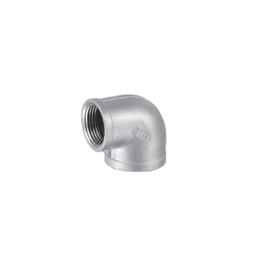 Stainless steel screw fitting elbow 90° 1/4" x 3/8" IT/IT
