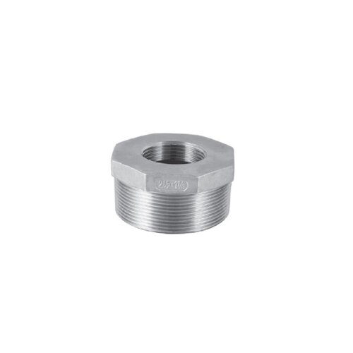 Stainless steel screw fitting bush reducing 2½“ x 1 IT/ET