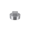 Stainless steel screw fitting plug with square 4" ET