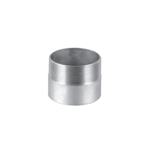 Stainless steel fitting solder nipple 4" ET, conical thread