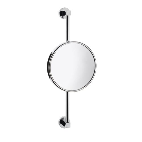Makeup mirror round with wall bar non- illuminated Adhesive technology