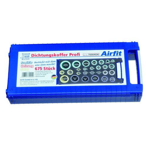 Airfit Profi seal case for sanitary-heating- solar with 675 seals 70004DK