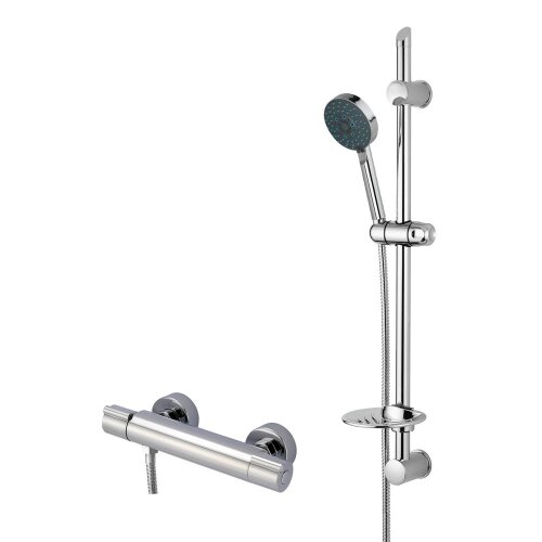 OEG Thermostatic shower system Entaro shower rod 900 mm