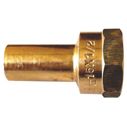 Combi press fitting adaptor nipple IT 12 mm x 1/2" V contour