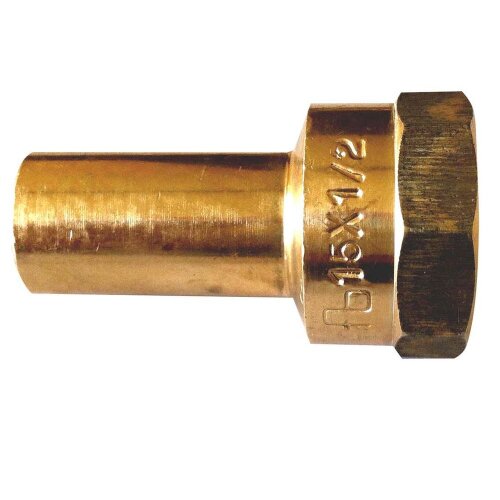Combi press fitting adaptor nipple IT 42 mm x 1½" V contour