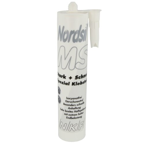MS Strong&Quick mounting adhesive white MS polymer 290-ml cartridge