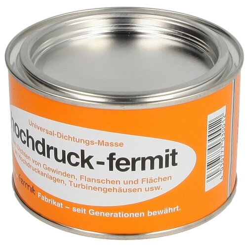 High pressure Fermit 500-g tin sealing paste for threads and surfaces