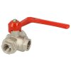 Three-way socket ball valve PN 16, L bore, 1"