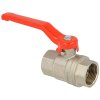 Brass ball valve 2 1/2" IT/IT, MS 58 with steel...
