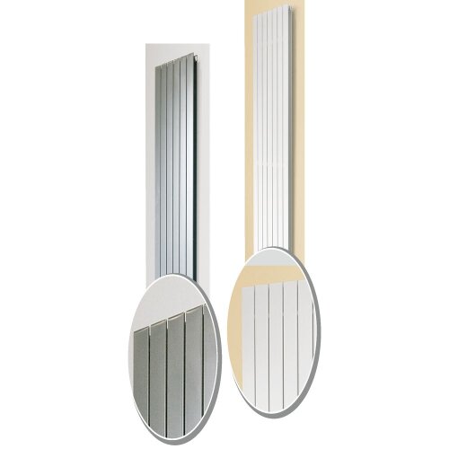 OEG design room-radiator Tuvalu double 1,227 W white middle connection