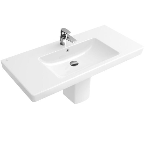 Villeroy & Boch Vanity washbasin Subway 2.0 CeramicPlus 1,000 x 470 mm 7175A0R1