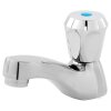 Pillar tap, cold, DN 15 plastic tap handle, chrome-plated...