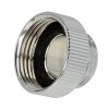 Reducer 3/4" IT x 1/2" ET chrome-plated brass