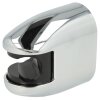 Conical wall bracket variable - oval chrome-plated...
