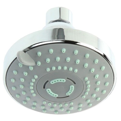Overhead shower with ball joint &frac12;&quot; chrome-plated, 5 settings