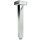 Quattro shower arm 200 mm x &frac12;&quot; - ceiling chrome-plated brass, with rosette