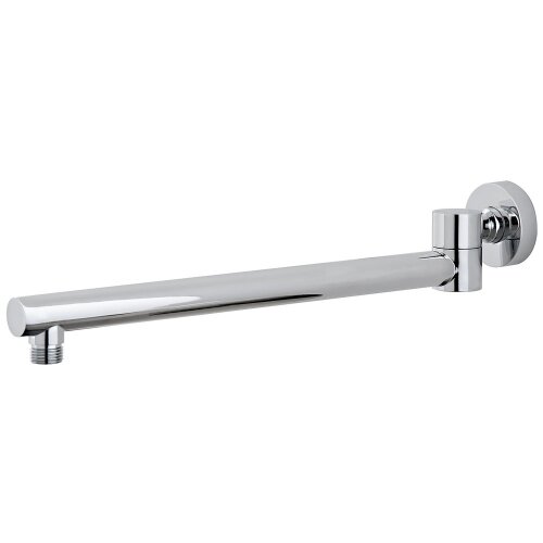 New Rondo - 90° shower arm 400 mm x ½" swivel solid chrome-plated brass rosette