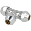 T-compression connection 1/2" x 12 mm, chrome-plated