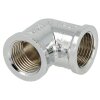 Elbow 90° IT/IT 3/8" chrome-plated brass