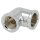 Elbow 90° IT/IT 1/2" chrome-plated brass