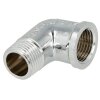 Elbow 90° IT/ET 3/8" chrome-plated brass