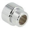 Tap extension 1/2&quot; x 15 mm chrome-plated brass