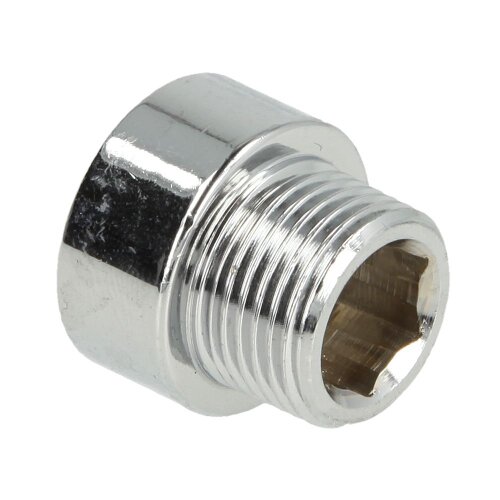 Tap extension 1/2" x 50 mm chrome-plated brass