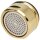 Turbulator faucet aerator w. air intake M 24 x 1 AT, LongLife, gold