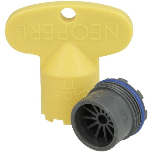 Neoperl® Neoperl Caché® aerator Neostrahl TT M16.5 x 1 ET, with key 01517598