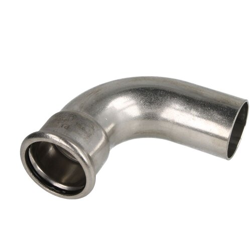 Stainless steel press fitting bend 90° 28 mm F/M with M-contour