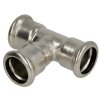 Stainless steel press fitting T-piece 28 mm F/F/F with...