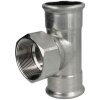Stainless steel press fitting T-piece outlet...
