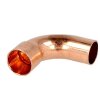 Soldered fitting copper bend 90&deg; 28 mm F/M