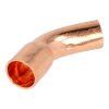 Soldered fitting copper bend 45&deg; 12 mm F/M