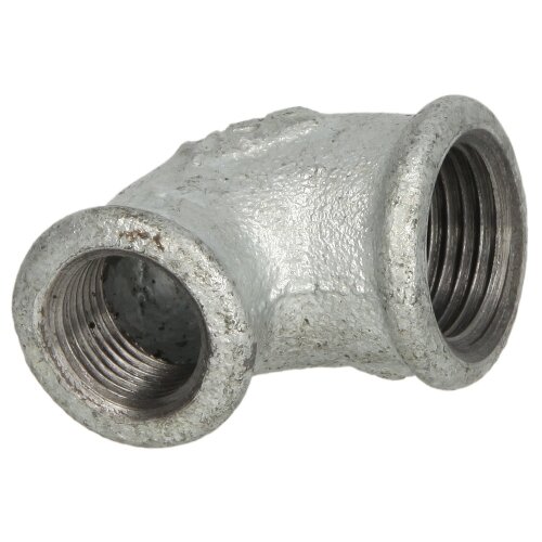 Malleable cast iron fitting elbow 90° reducing 1 1/4" x 3/4" IT/IT