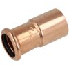 Press fitting copper reducer 18 x 15 mm F/M (contour M)