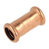 Press fitting copper coupling 22 mm contour M
