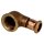 Press fitting copper elbow 90° 12 mm x 1/2" IT (contour M)