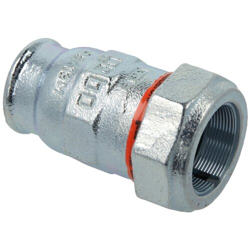 Annealed cast iron connector with IT 1 1/2" for boiler pipe Ø 51.0 mm