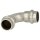 Stainless steel pressfitting elbow 90° 22 mm F/F V-contour