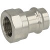 Stainless steel press fitting adapter socket, 18 m I x...