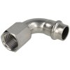 Stainless steel press fitting transition bend 90°, 22...