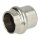 Stainless steel pressfitting end cap 18 mm I with V profile