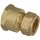 MS compression fitting, straight for pipe-Ø 15 mm x 3/4"