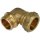 MS compression fitting, elbow/ET for pipe-Ø 22 mm x 3/4"
