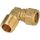 MS compression fitting elbow for pipe-Ø 15 mm x 1/2"