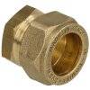 MS clamp ring end plug for pipe Ø 12 mm