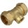 MS compression fitting T-piece/IT for pipe-Ø 15 x 1/4" x 15 mm